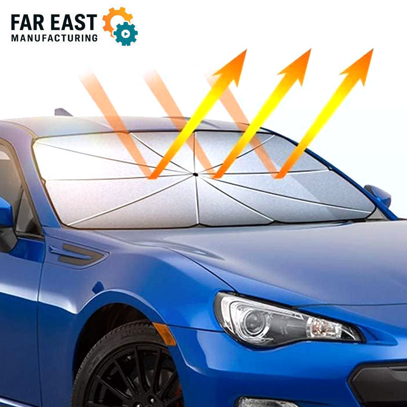 Vindruta solskydd paraply